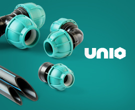 Все необходимое для качественной системы полива: трубы UNIO и фитинги UNIO by PRO AQUA для систем водоснабжения PRO AQUA