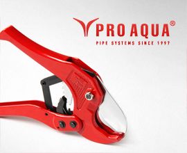 Резак PRO AQUA для полимерных труб для систем водоснабжения PRO AQUA