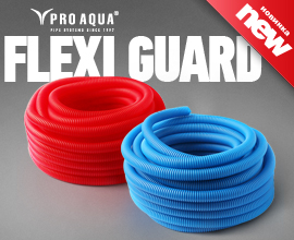 Гофротрубы FLEXI GUARD – новинка от завода «ПРО АКВА» для систем водоснабжения PRO AQUA