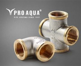 Новое поступление резьбовых фитингов PRO AQUA для систем водоснабжения PRO AQUA